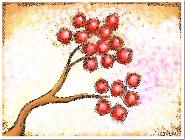 My Cherry Blossom Sketched